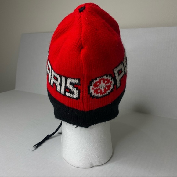 Vintage Polaris Knit Snowmobile Winter Hat Cap Beanie 80s 90s Made In USA - Picture 4 of 8